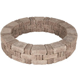 Pavestone RumbleStone 52.5 in. x 10.5 in. Tree Ring Kit in Greystone - Super Arbor