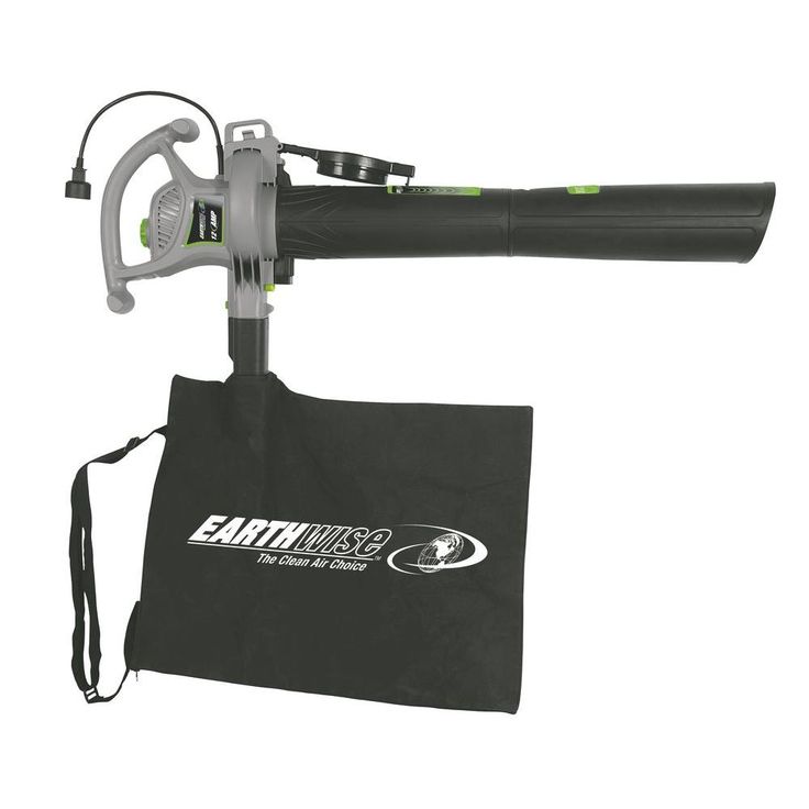 Earthwise 240 MPH 390 CFM 12 Amp Corded Electric Leaf Blower/Vac