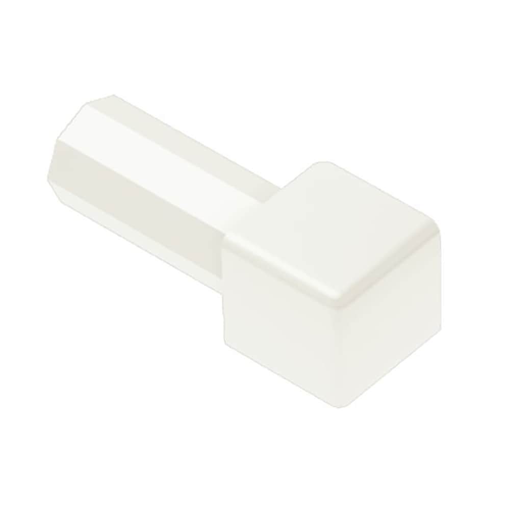 Schluter Systems Quadec 0.313-in W x 1-in L White PVC Outside Corner Tile Edge Trim