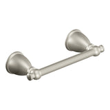Moen Caldwell 3-Piece Decorative Bathroom Hardware Set, Brushed Nickel – 18-in Towel Bar, Pivoting Toilet Paper Holder, 6.8-in Towel Ring