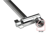 AKDY SH0006 12.5-in Adjustable Chrome Shower Arm for Bathtub/Shower