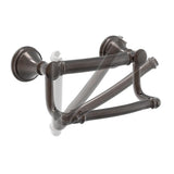 Delta Traditional 6.86-in Venetian Bronze Wall Mount Grab Bar with Pivoting Toilet Paper Holder