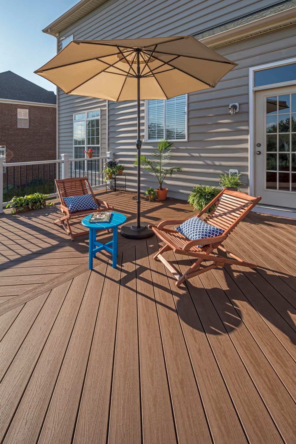 Trex Enhance Basics 1-in x 6-in x 20-ft Saddle Square Composite Deck Board