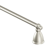 Moen Caldwell 3-Piece Decorative Bathroom Hardware Set, Brushed Nickel – 18-in Towel Bar, Pivoting Toilet Paper Holder, 6.8-in Towel Ring