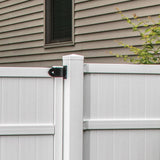 Freedom 5-in W x 5-in L White Vinyl Fence Post Cap- Fits Common Post Measurement: 5-in x 5-in