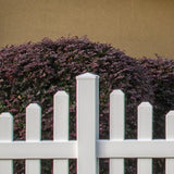 4-in W x 4-in L White Vinyl Fence Post Cap- Fits Common Post Measurement: 4-in x 4-in
