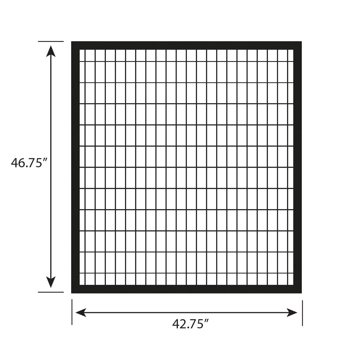 Ironcraft Euro Black Powder-coated Steel Flat-top Decorative Fence Gate