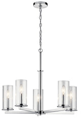 Kichler Crosby 5-Light Chrome Transitional Chandelier