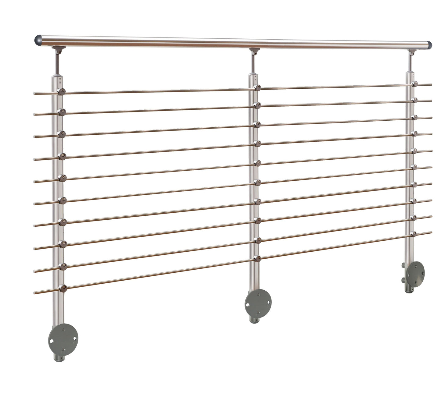 DOLLE 3/8-in x 79-in Prova Stainless Steel Round Deck Baluster (10-Pack)