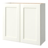 allen + roth Aveley 33-in W x 30.125-in H x 12-in D Linen Wall Fully Assembled Cabinet (Flat Panel Shaker Door Style)