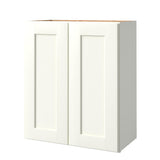 allen + roth Aveley 24-in W x 24.5-in H x 12-in D Linen Wall Fully Assembled Cabinet (Flat Panel Shaker Door Style)