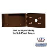 Bronze Surface Mounted Key Keeper for USPS Access