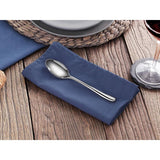 Rain II 12-Piece Forged 18/10 Stainless Steel Teaspoon Set
