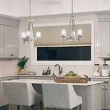 Kichler Minnow 3-Light Distressed White Coastal Chandelier