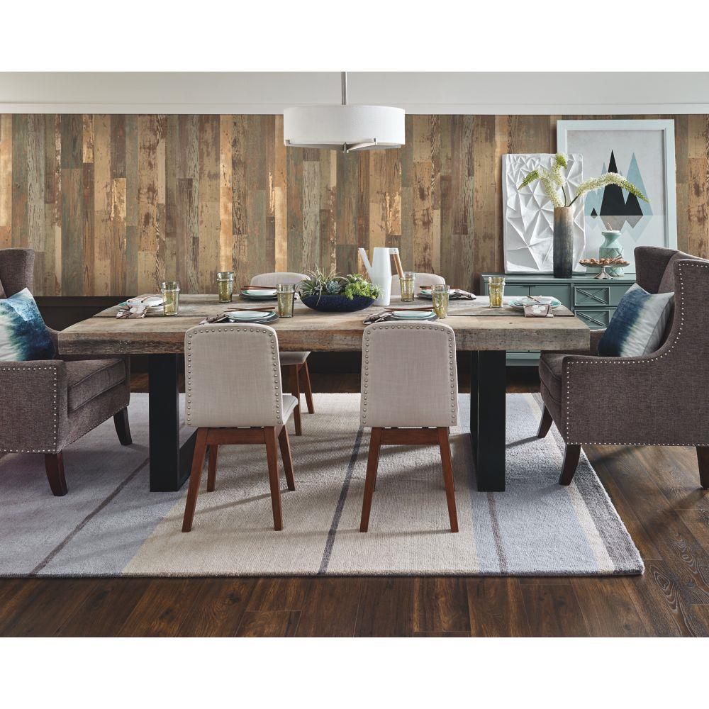 QuickStep Studio + Spill Repel Preserve Pine 7.48-in W x 3.93-ft L Embossed Wood Plank Laminate Flooring