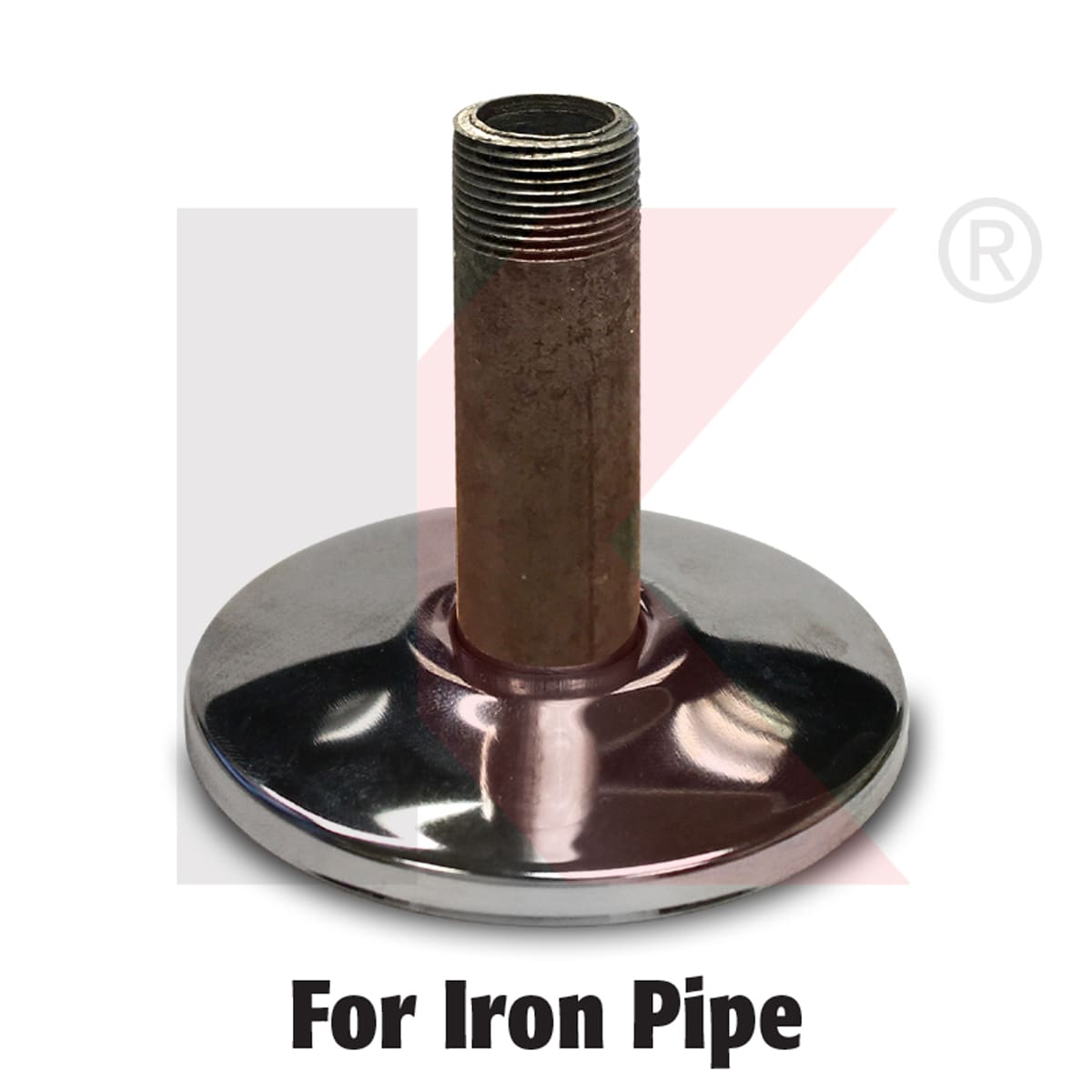 Keeney 1-in Chrome Universal Split Escutcheon (For Iron Pipe)