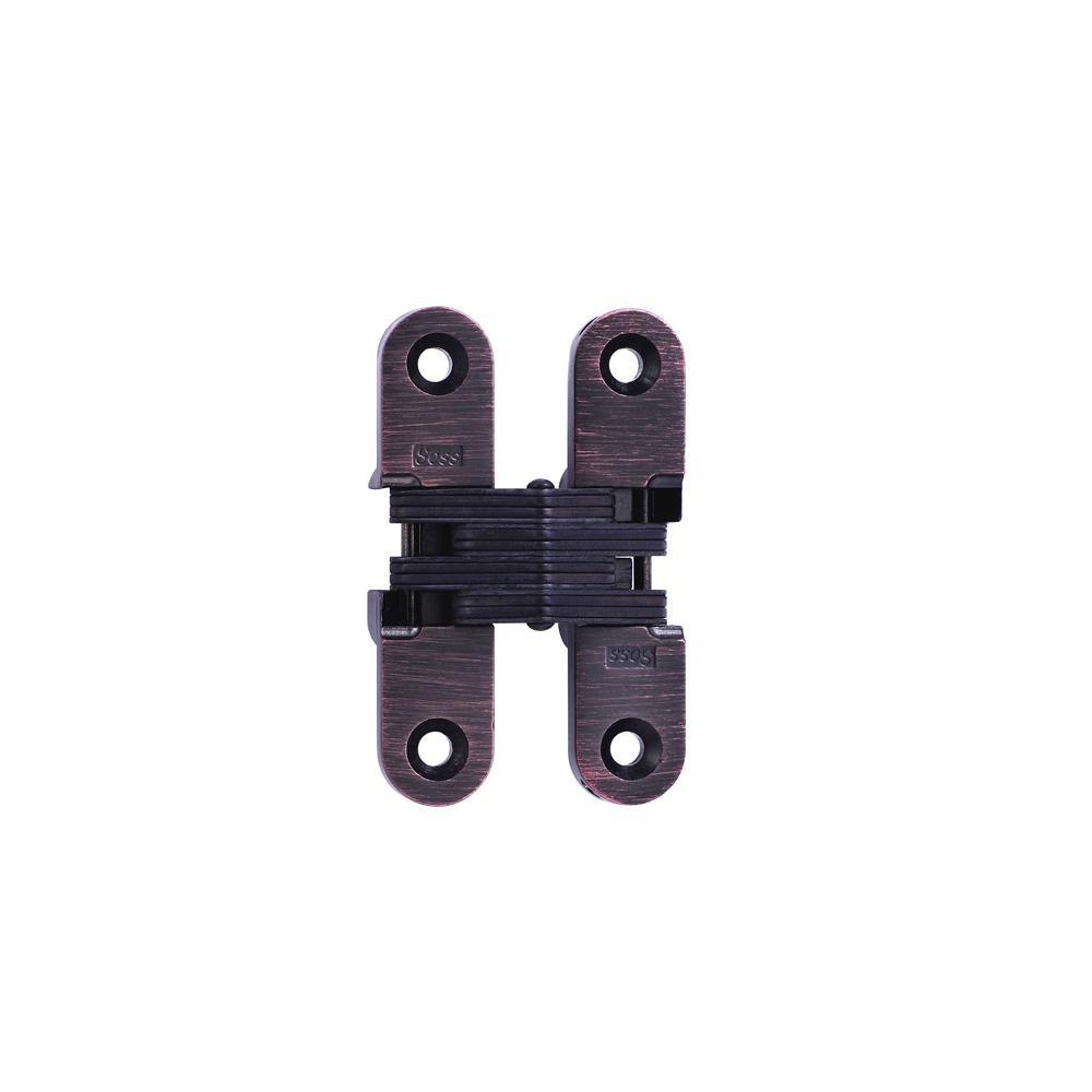 5/8 in. x 2-3/4 in. Satin Chrome Invisible Hinge - Super Arbor