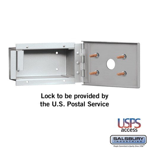 Recessed Mounted Aluminum Key Keeper for USPS Access