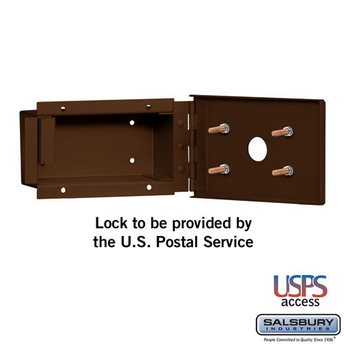 Bronze Recessed Mounted USPS Access Key Keeper