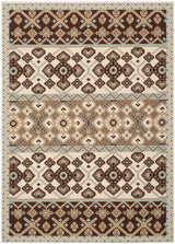 Safavieh Veranda Numa 5-ft-3-in x 7-ft-7-in Indoor/Outdoor Area Rug, Cream/Chocolate, Abstract Coastal