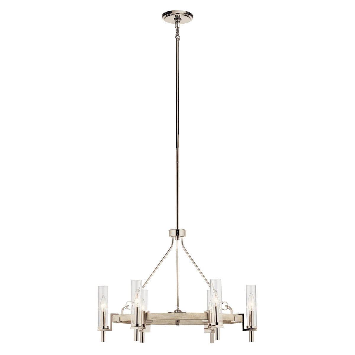 Kichler Telan 6-Light Off-white Farmhouse Chandelier