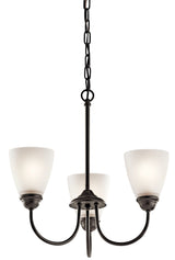 Kichler Jolie 3-Light Bronze Transitional Chandelier