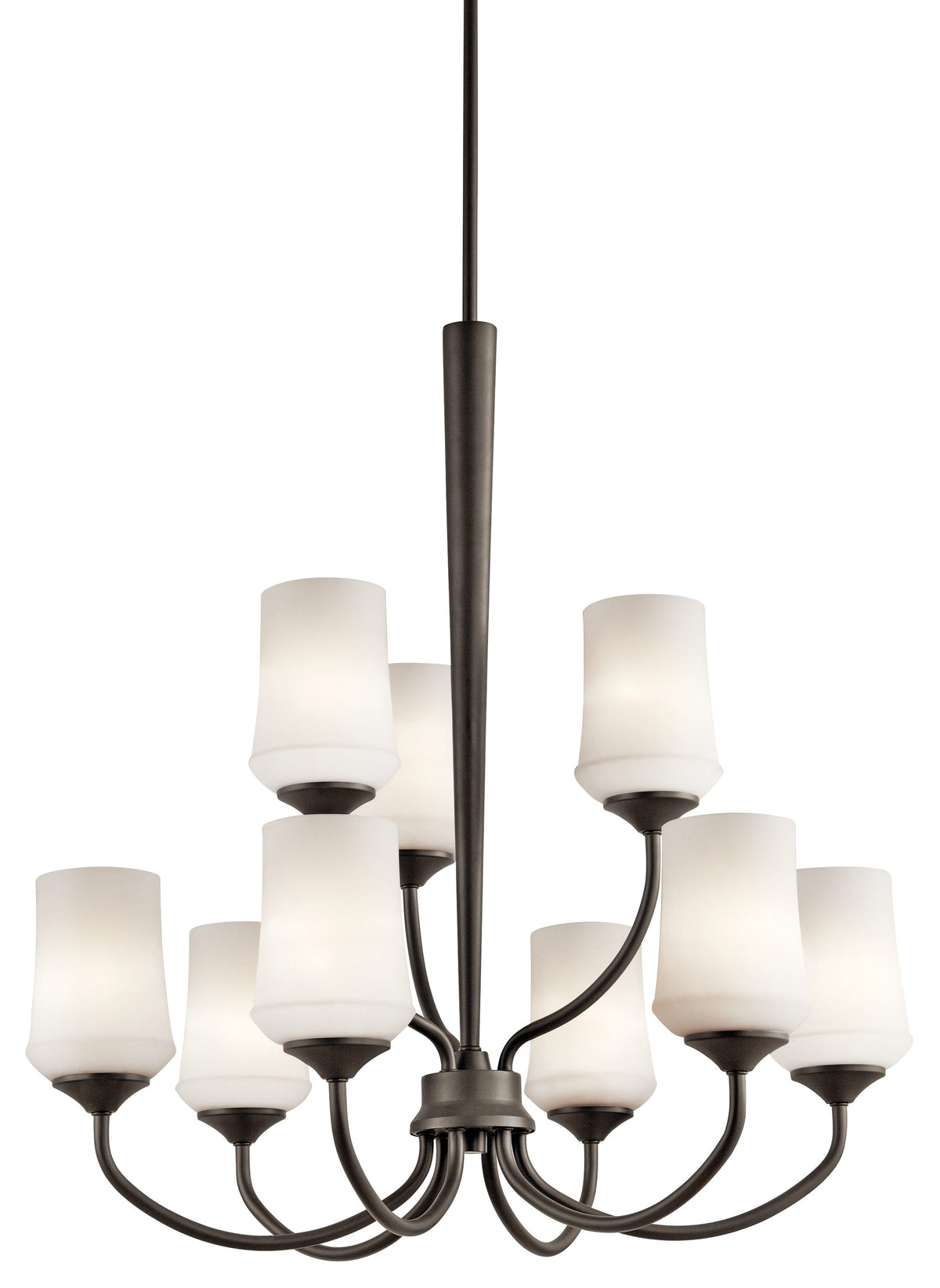 Kichler Aubrey 9-Light Bronze Transitional Chandelier