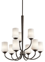 Kichler Aubrey 9-Light Bronze Transitional Chandelier