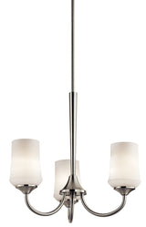 Kichler Aubrey 3-Light Nickel Transitional Chandelier