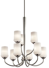 Kichler Aubrey 9-Light Nickel Transitional Chandelier