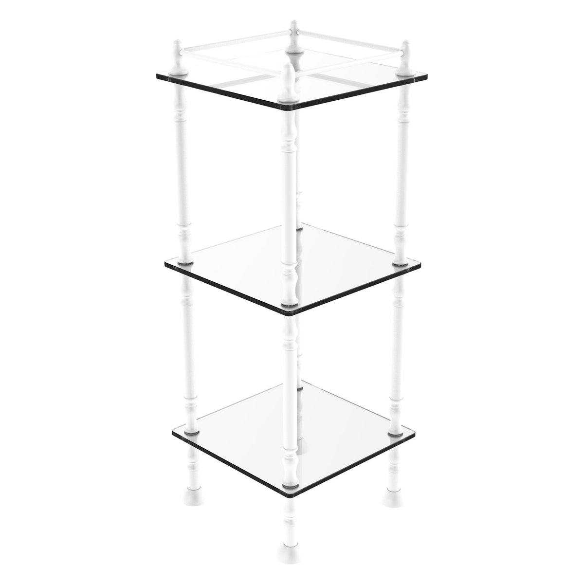 Allied Brass 14-in W x 38-in H x 14-in D Etageres