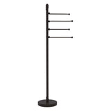 Allied Brass Soho Collection Free Standing 4 Pivoting Swing Arm Towel Stand in Oil Rubbed Bronze