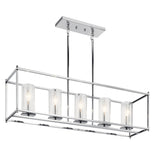 Kichler Crosby 5-Light Chrome Transitional Cage Chandelier
