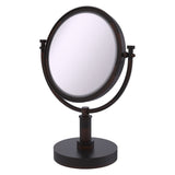 Allied Brass 8-in x 15-in Distressed Bronze Double-Sided Magnifying Countertop Vanity Mirror