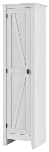Ameriwood Home Winthrop Rustic Ivory Pine Reclaimed Wood Pantry