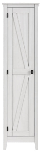 Ameriwood Home Winthrop Rustic Ivory Pine Reclaimed Wood Pantry