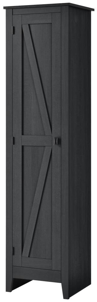 Ameriwood Home Winthrop Rustic Black Oak Reclaimed Wood Pantry