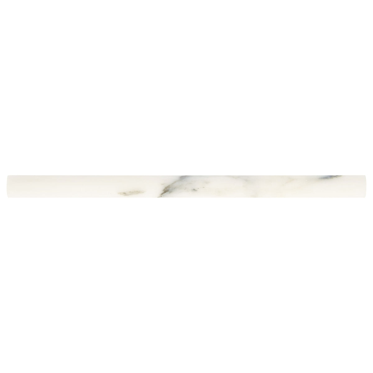 American Olean Genuine Stone Calacatta Gold Honed Marble Pencil Liner Tile, 1/2-in x 12-in