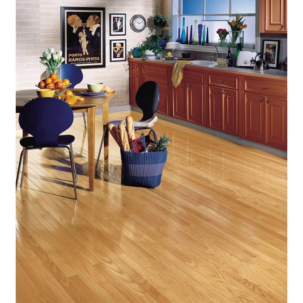 Bruce American Originals Natural Red Oak 3/4 in. T x 3-1/4 in. W x Varying L Solid Hardwood Flooring (22 sq. ft. /case) - Super Arbor
