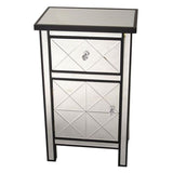 HomeRoots Shelly 20-in W x 32.7-in H x 13-in D Black Door and Drawer Base Semi-Custom Cabinet