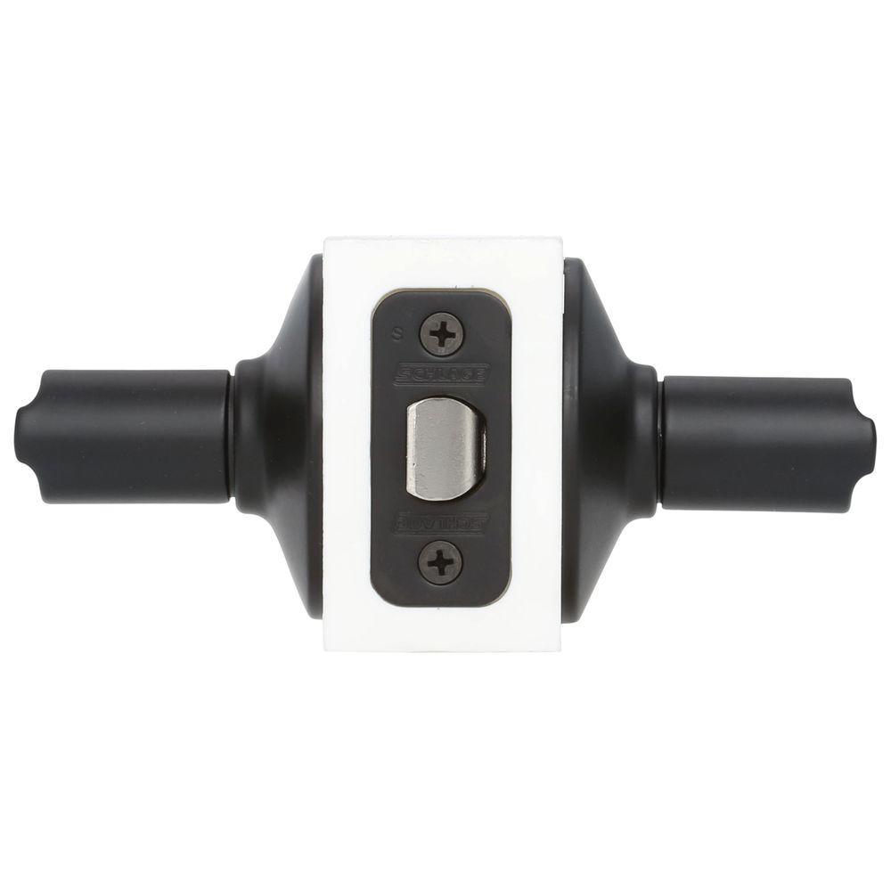 Latitude Matte Black Passage Hall/Closet Door Lever - Super Arbor