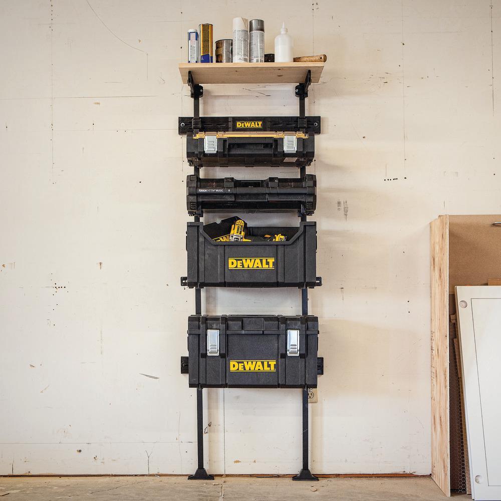 TOUGHSYSTEM 25-1/2 in. Workshop Racking Storage System and Small Parts Organizer Combo (2-Piece Set) - Super Arbor