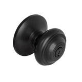 Madrid Matte Black Keyed Entry Door Knob