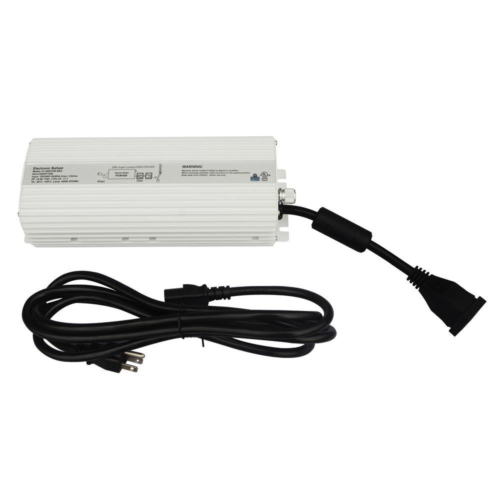 400-Watt Digital Dimmable Ballast 120/240-Volt for Grow Lights - Super Arbor