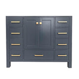 Cambridge 42 in. W Vanity Cabinet Only in White - Super Arbor
