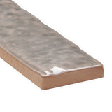 Wabi Sabi Agata Gray 1.5x9 Crackled Glossy Ceramic Tile - Lux Tile