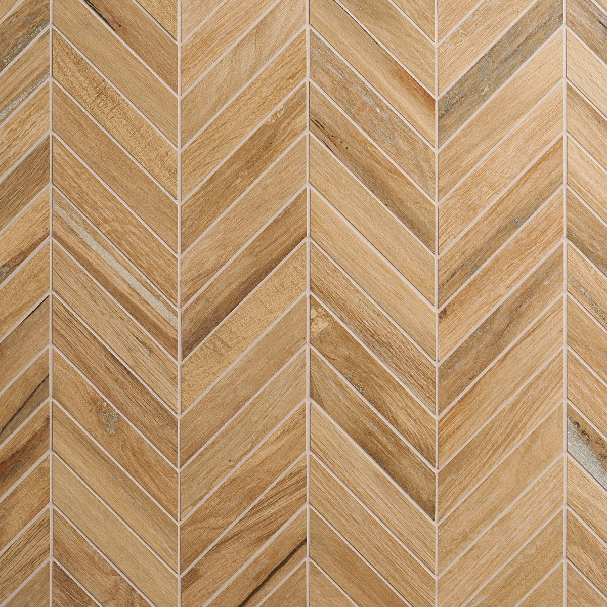 Lux Tile Eternal Birch Chevron Matte Porcelain Mosaic Tile
