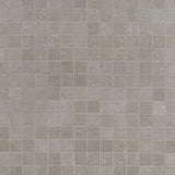 Lux Tile New Rock Fumo Light Gray 2x2 Matte Porcelain Mosaic Tile