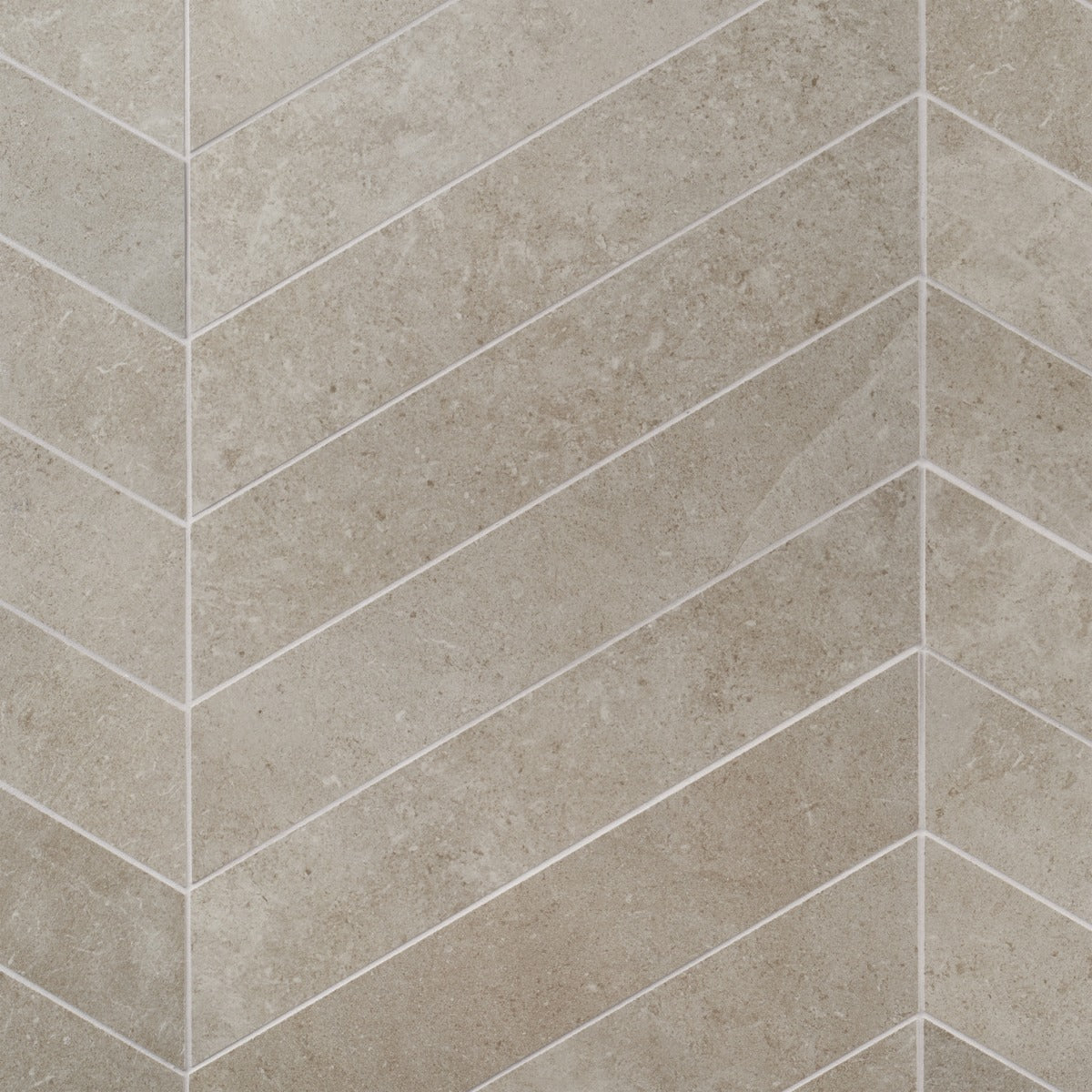 New Rock Tortora Beige 4x21 Chevron Matte Porcelain Tile - Lux Tile