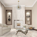 Nashville Beige 12x24 Travertine Look Matte Porcelain Tile by Lux Tile
